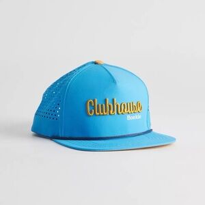 NEW Staunch “Clubhouse Bookie” Embroidered Text Nylon Snapback Rope Hat